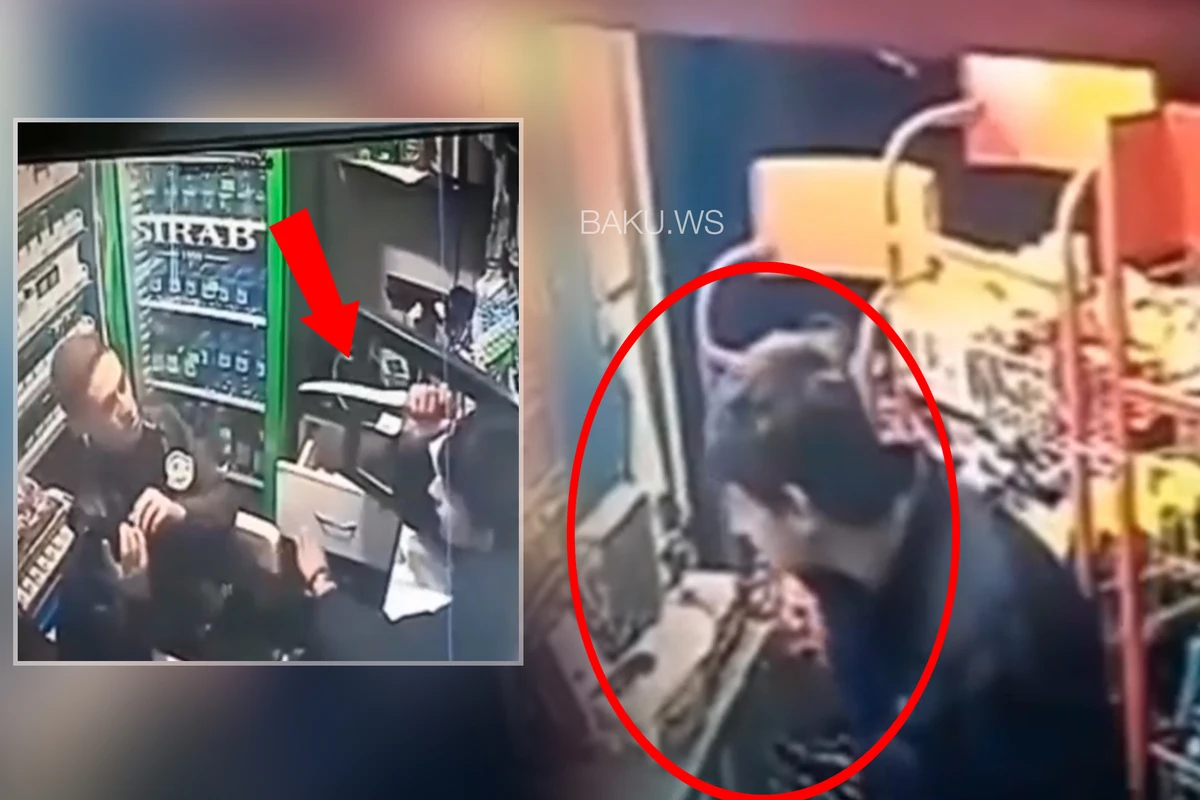 Sumqayıtda satıcını bıçaqla hədələyib pulları aparan şəxs həbs edilib - YENİLƏNİB - ANBAAN VİDEO