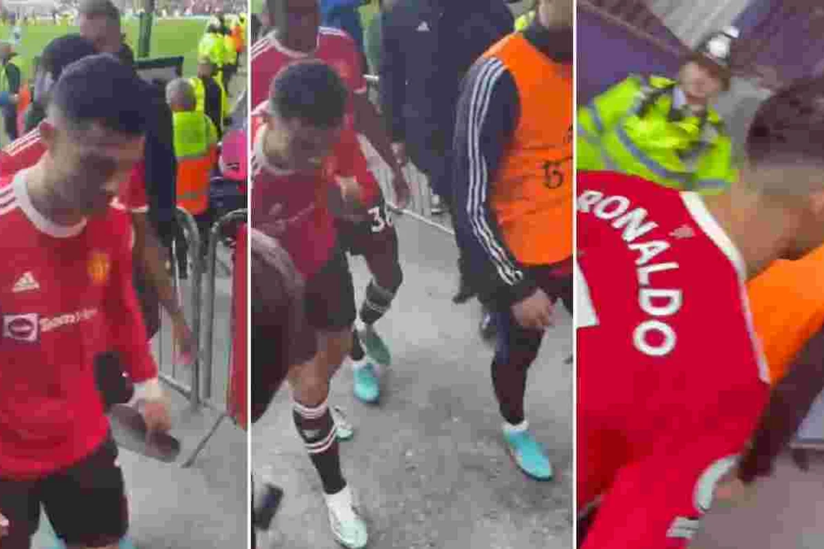 Ronaldo bu hərəkətinə görə azarkeşdən üzr istədi - VİDEO