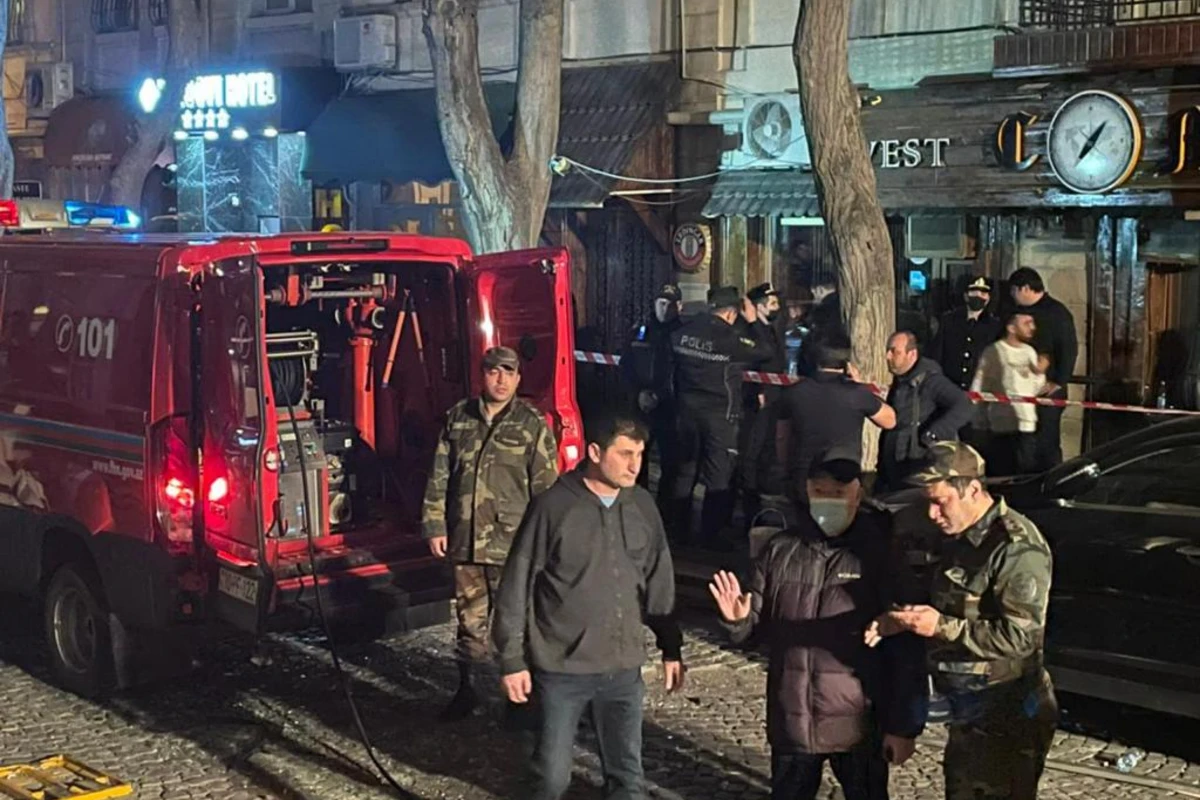 “Location”dakı partlayışda xəsarət alan əcnəbi qadın - FOTO