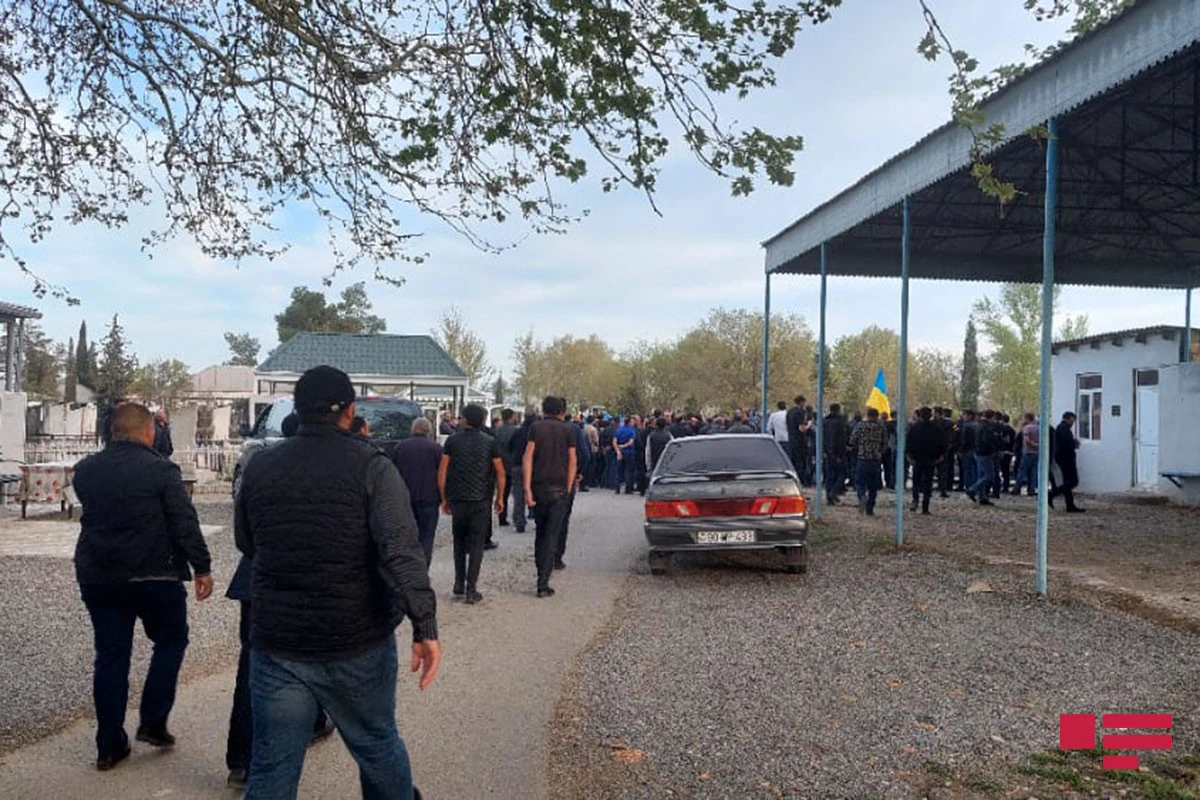 Ukraynada həlak olan azərbaycanlı snayper Goranboyda dəfn edildi - FOTO