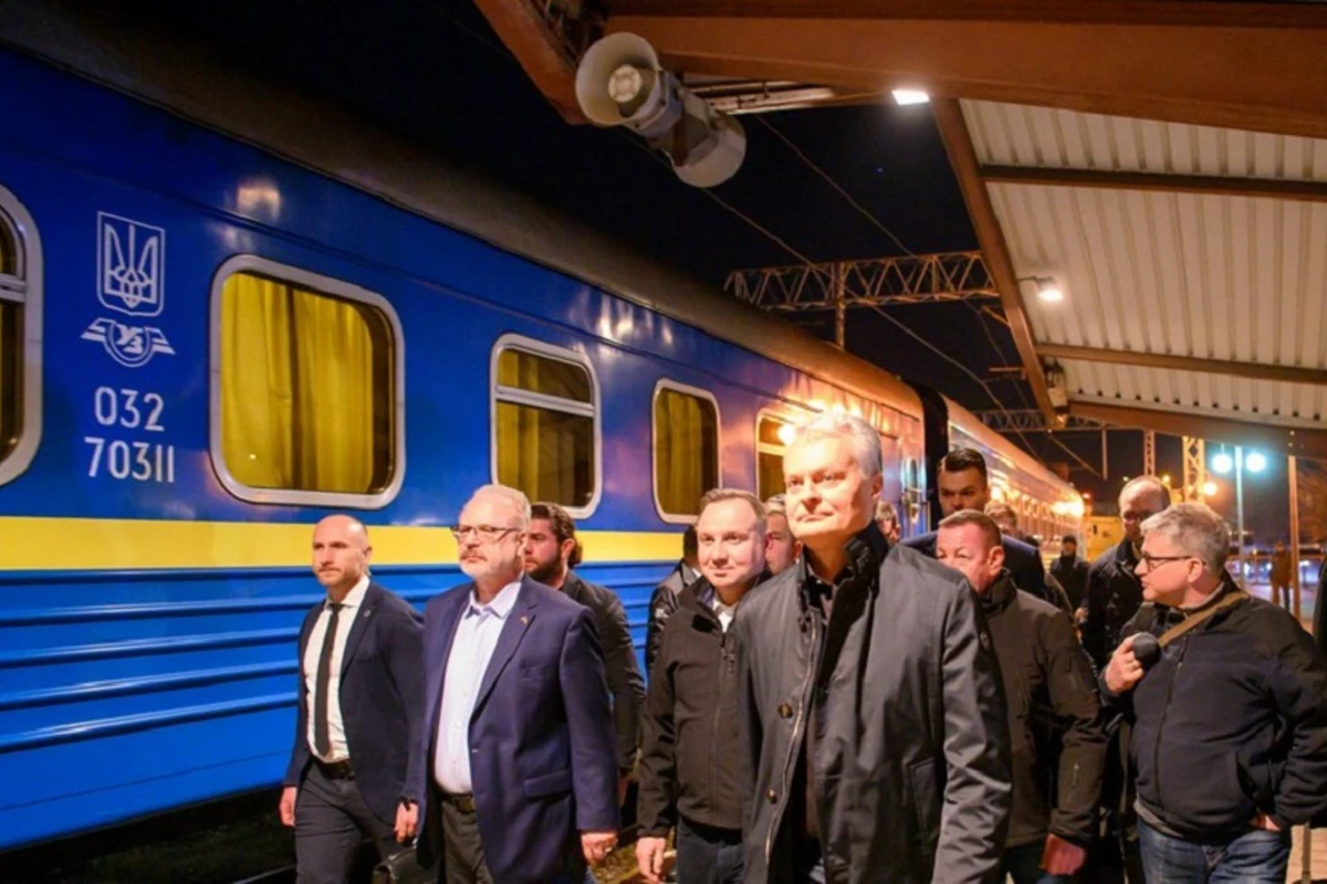 Главы четырех государств отправились в Киев