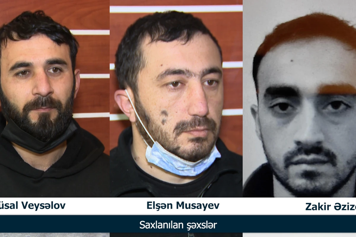 Dəstə üzvləri evlərdən 20 min manatlıq oğurluq edib - FOTO/VİDEO