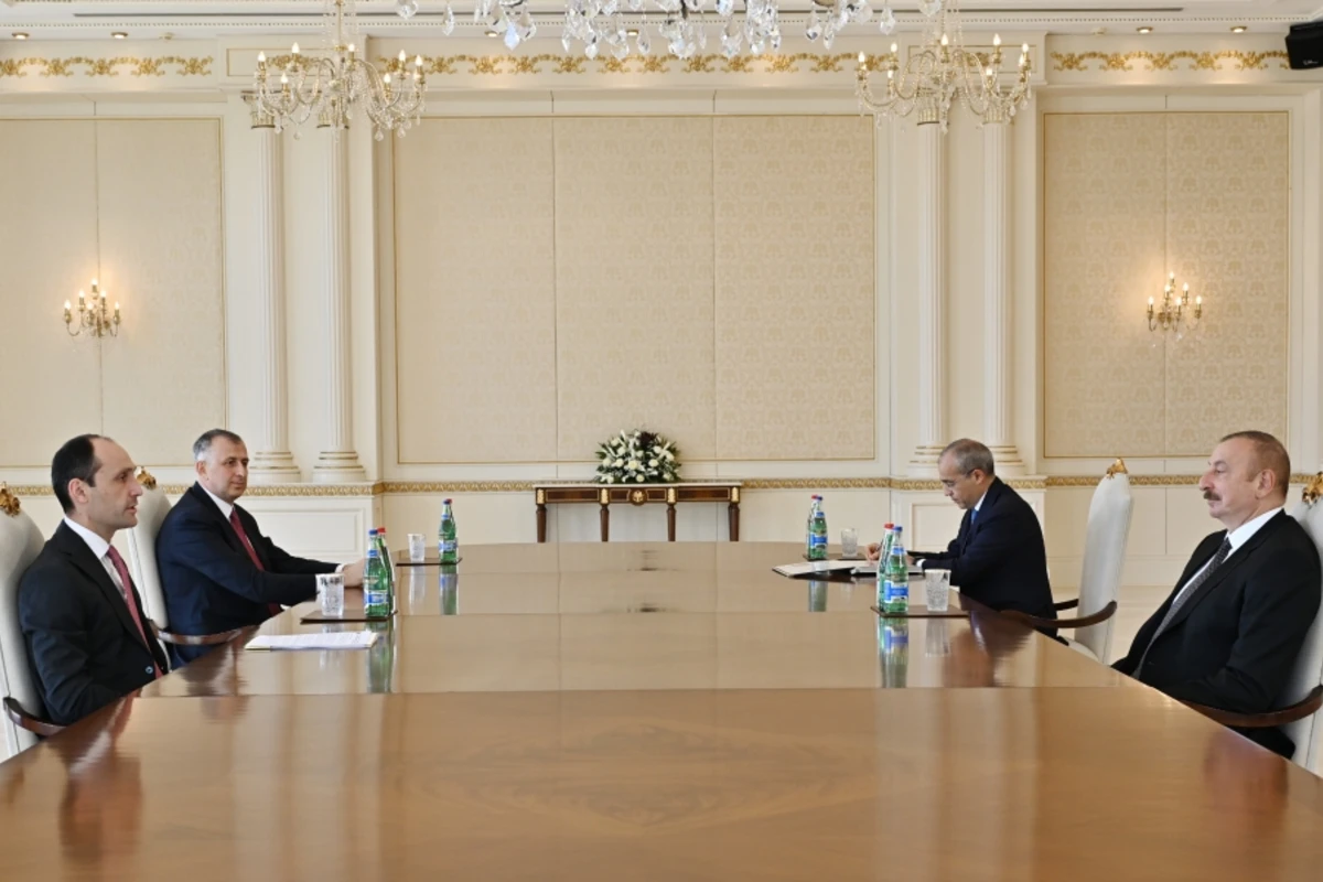 Prezident İlham Əliyev Gürcüstanın Baş nazirinin müavinini qəbul edib - YENİLƏNİB