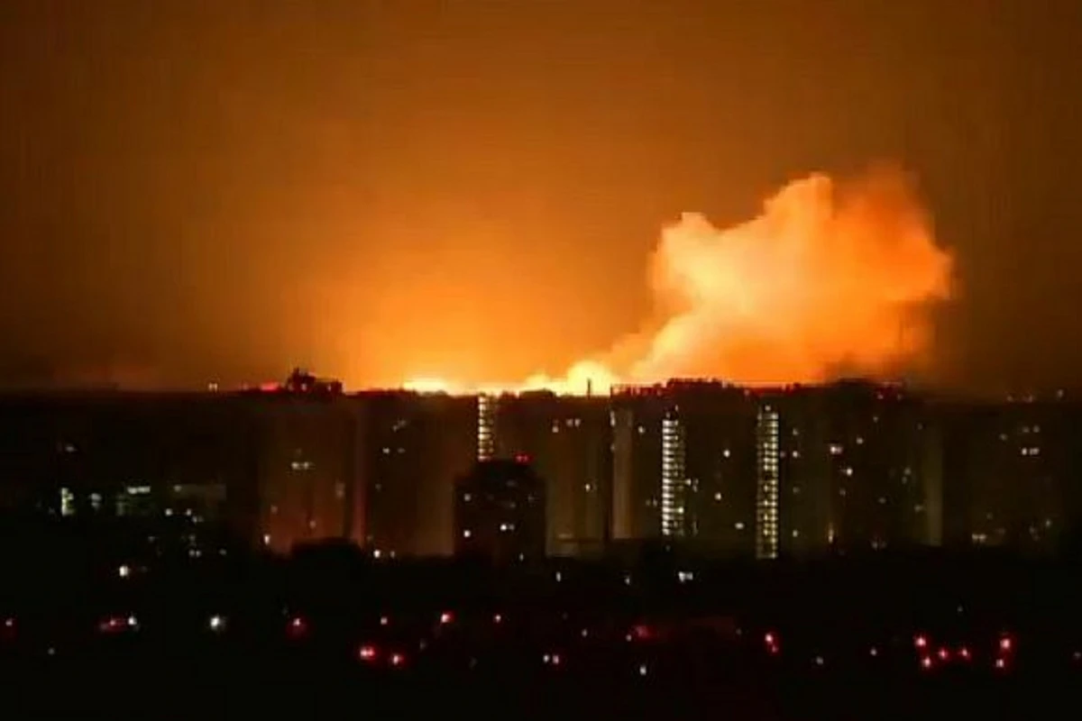 Киев вновь под обстрелом