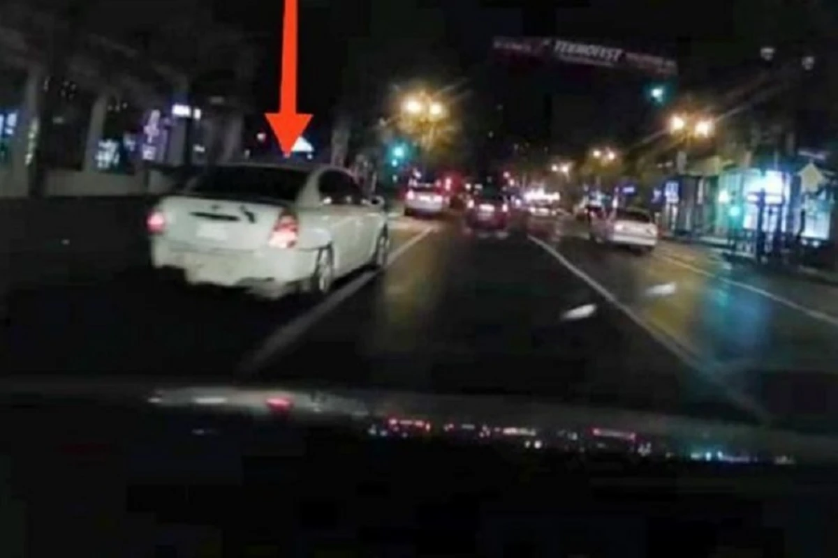 Автохулиганство стало причиной ДТП в центре Баку - ВИДЕО