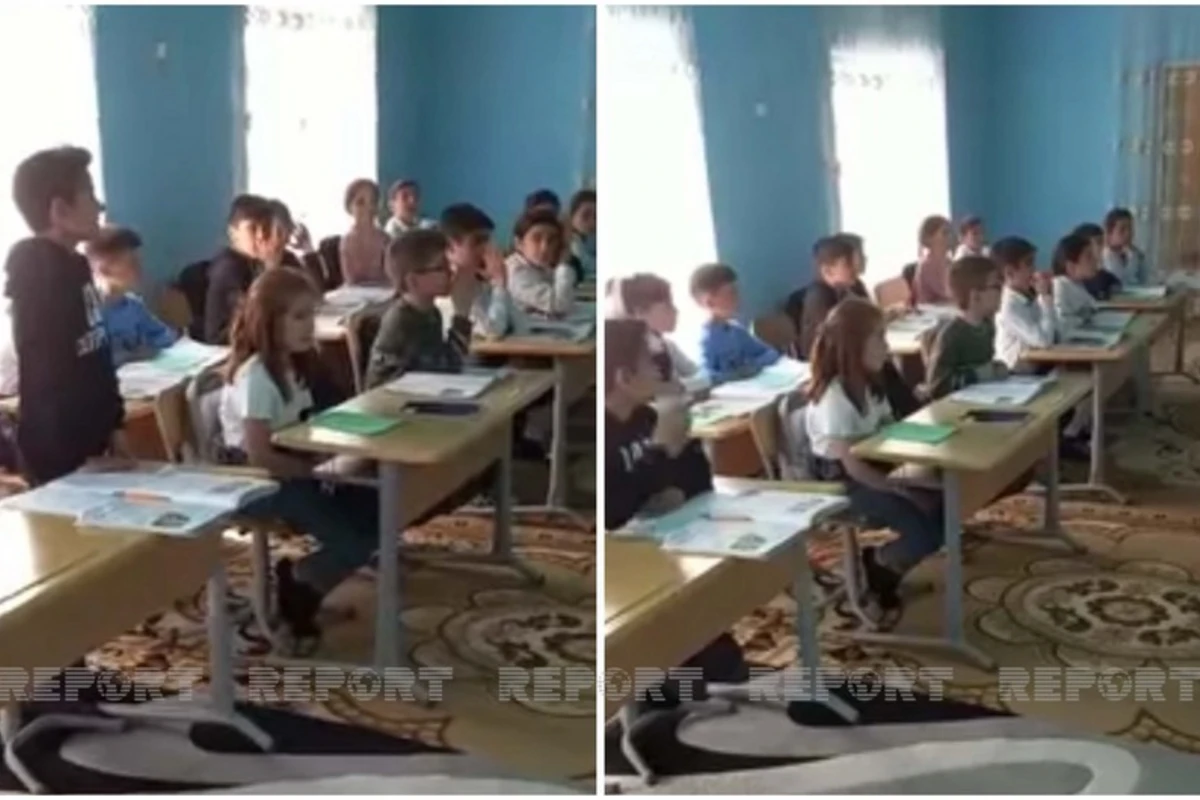 Müəllim uçqun olan məktəbin şagirdlərinə evində dərs keçir Müəllim uçqun olan məktəbin şagirdlərinə evində dərs keçir