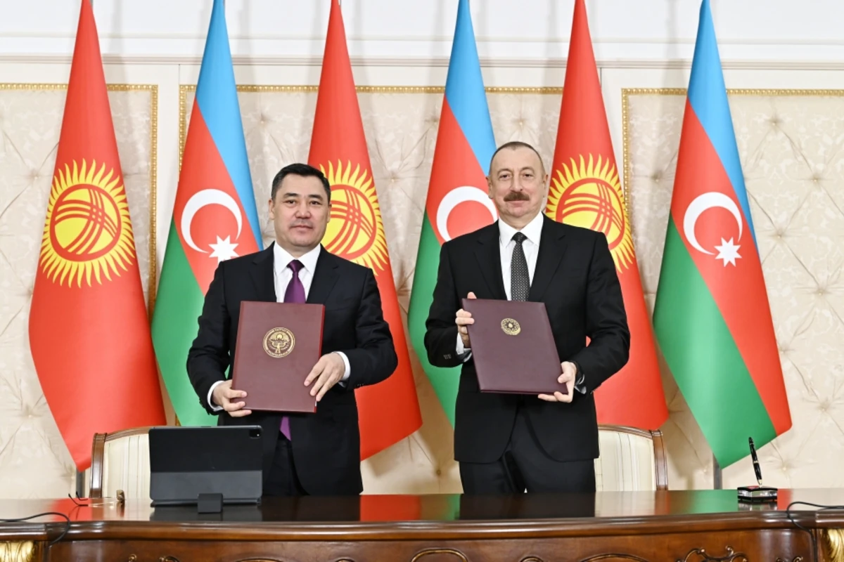 Azərbaycan-Qırğızıstan sənədləri imzalanıb - FOTO - YENİLƏNİB