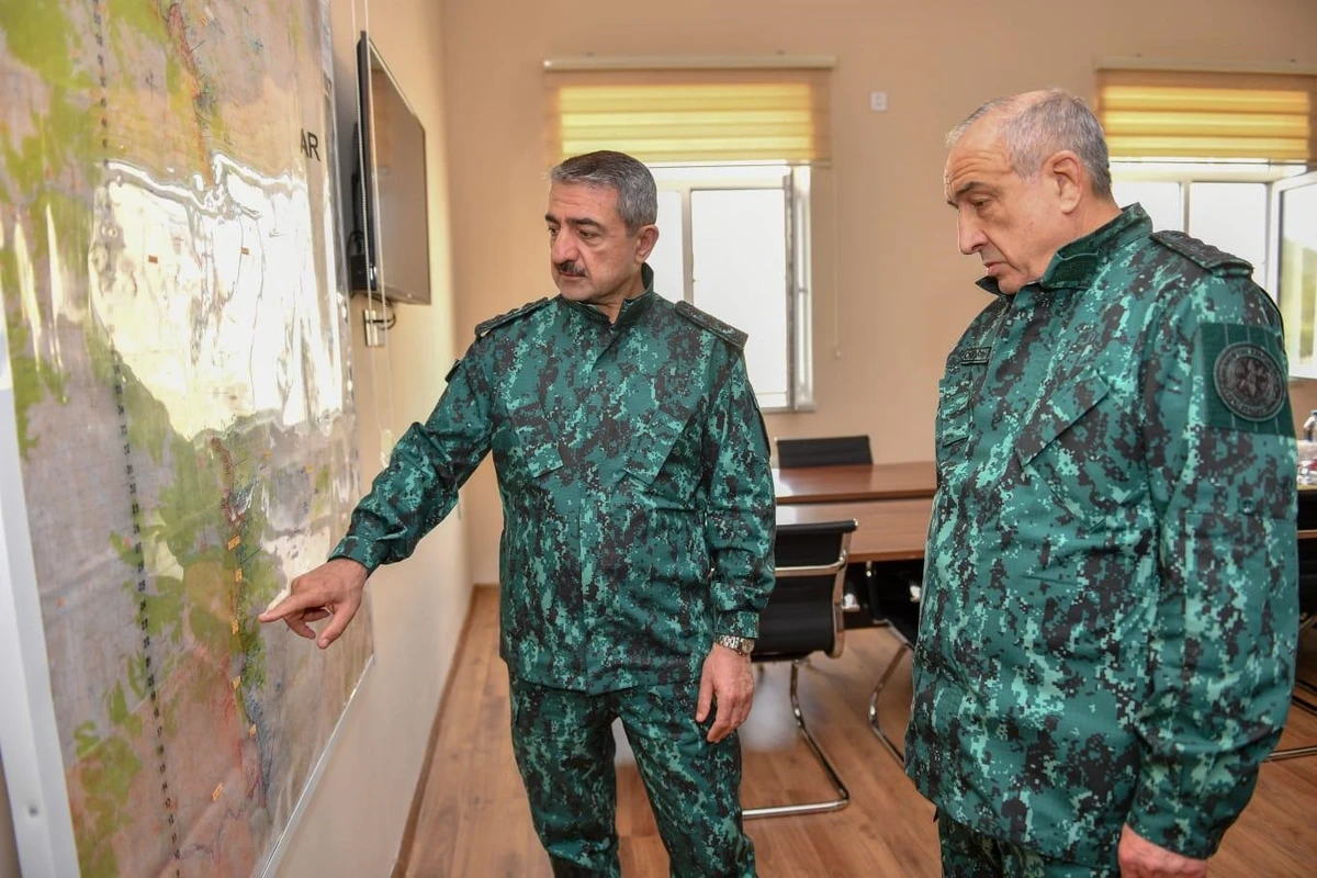 Prezidentin köməkçisi və DSX rəisi Ermənistanla sərhədə gedib - FOTO