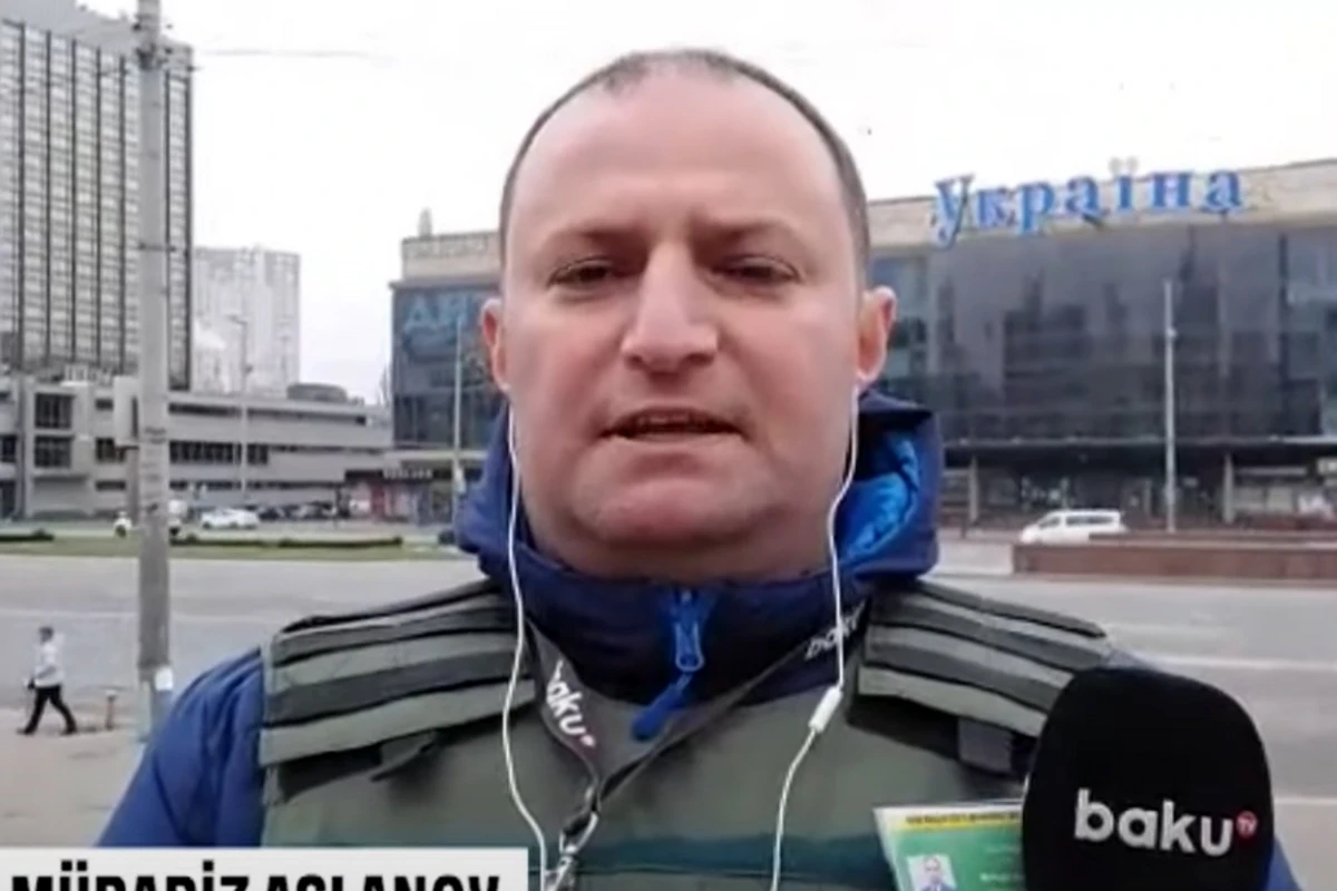 Baku TV əməkdaşı Ukraynadan xəbər verir - VİDEO