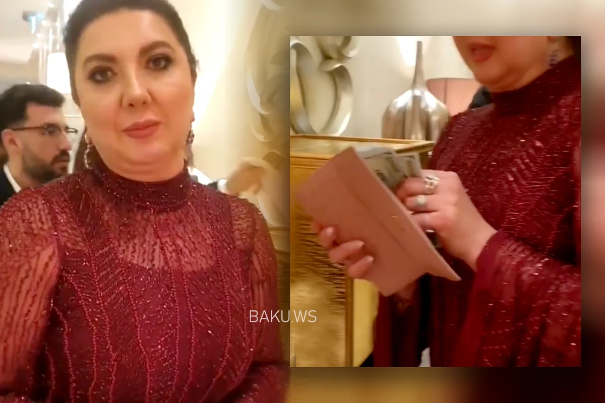 Nazilə Səfərli sabiq baş nazirin nəvəsinin toyuna nə qədər pul yazdırdı? - VİDEO Nazilə Səfərli sabiq baş nazirin nəvəsinin toyuna nə qədər pul yazdırdı? - VİDEO
