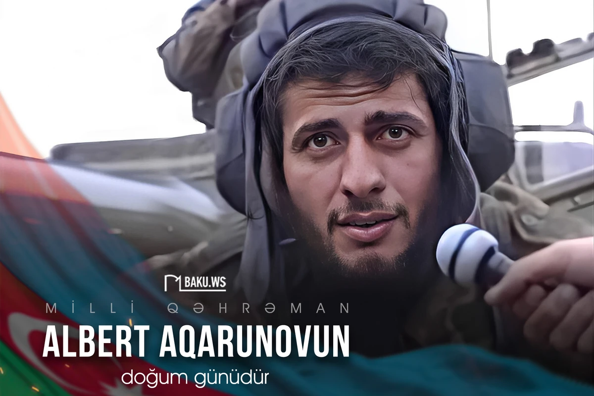 Bu gün Milli Qəhrəman Albert Aqarunovun doğum günüdür! Bu gün Milli Qəhrəman Albert Aqarunovun doğum günüdür!