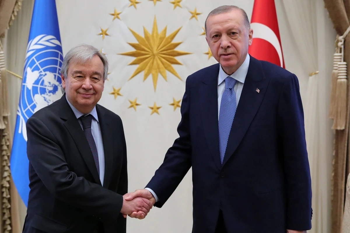 Ərdoğan Ankarada Quterreşi qəbul etdi