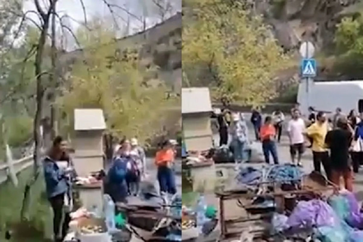 Армяне засоряют, россияне очищают - ВИДЕО