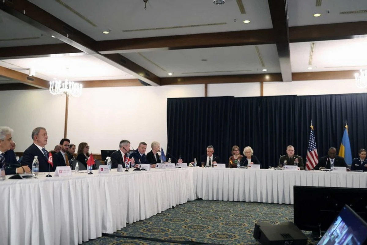 Hulusi Akar və həmkarları Ukrayna üçün Almaniyada toplaşdı - FOTO/VİDEO