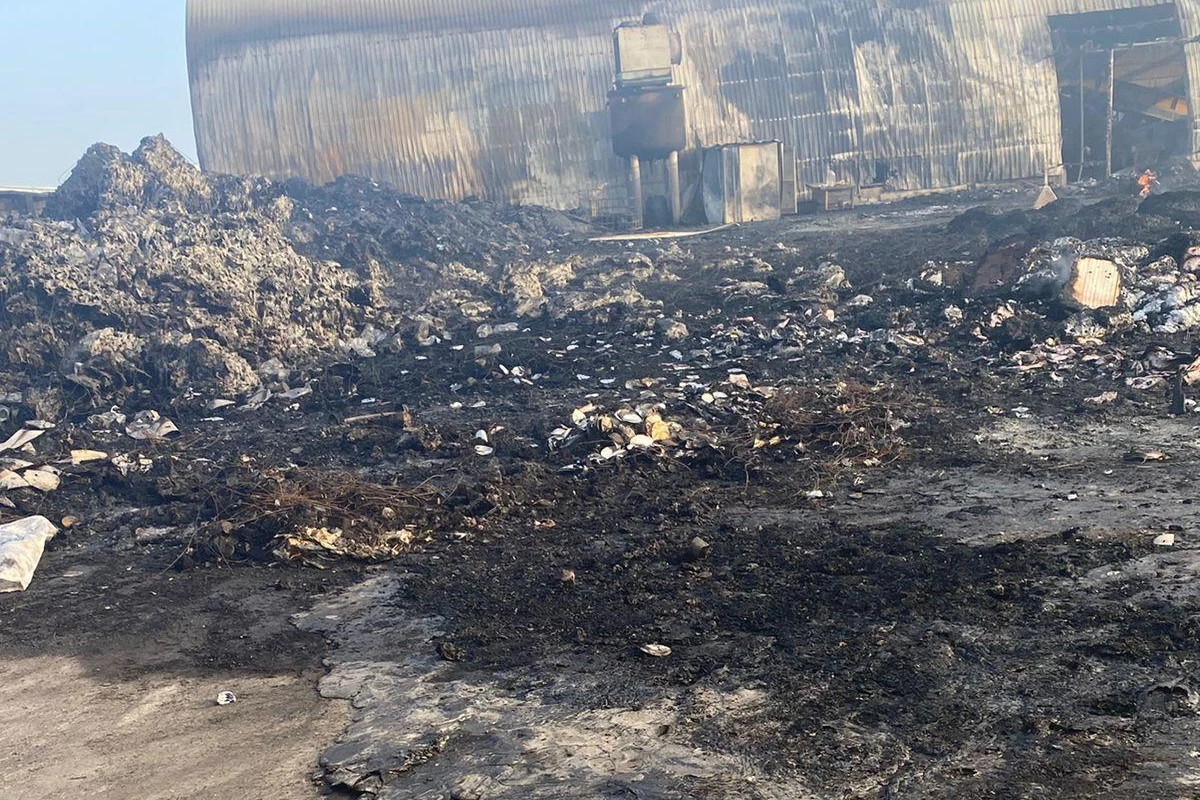 Пожар в Промпарке Азерсун потушен - ОФИЦИАЛЬНО 