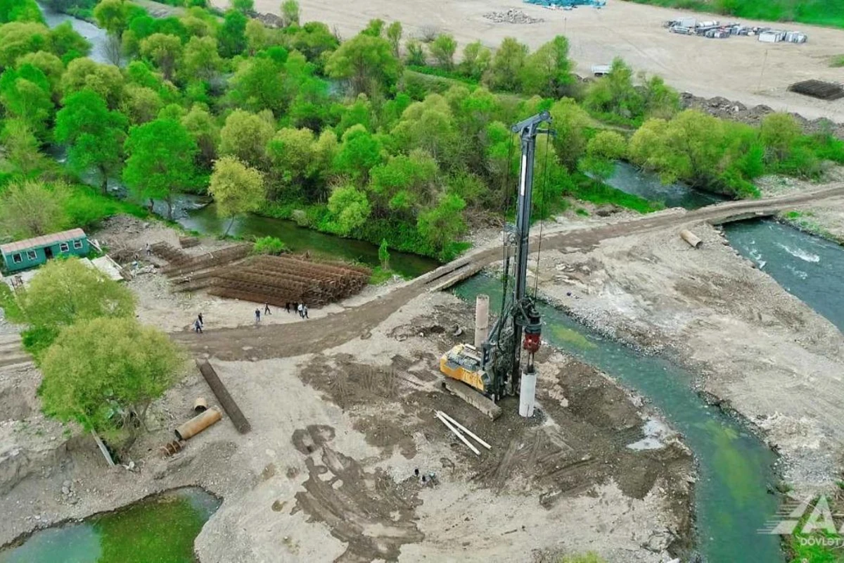 Qubadlı-Eyvazlı avtomobil yolunun tikintisi davam etdirilir - FOTO
