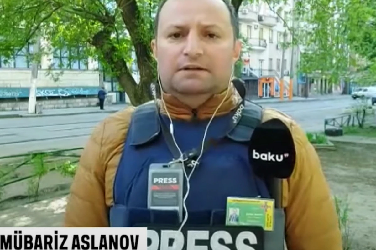 Baku TV əməkdaşı Ukraynadan xəbər verir - VİDEO Baku TV əməkdaşı Ukraynadan xəbər verir - VİDEO