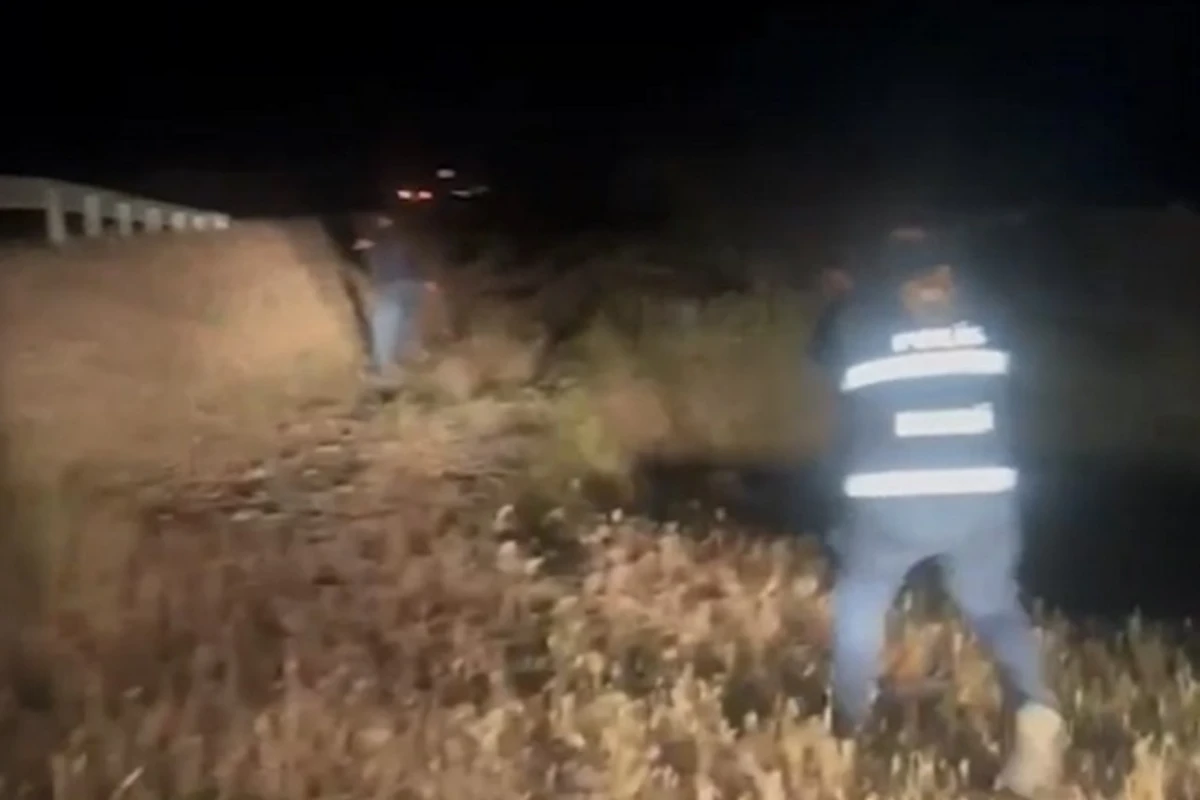 Polis əməkdaşları ilə narkokuryer arasında silahlı qarşıdurma - ANBAAN VİDEO