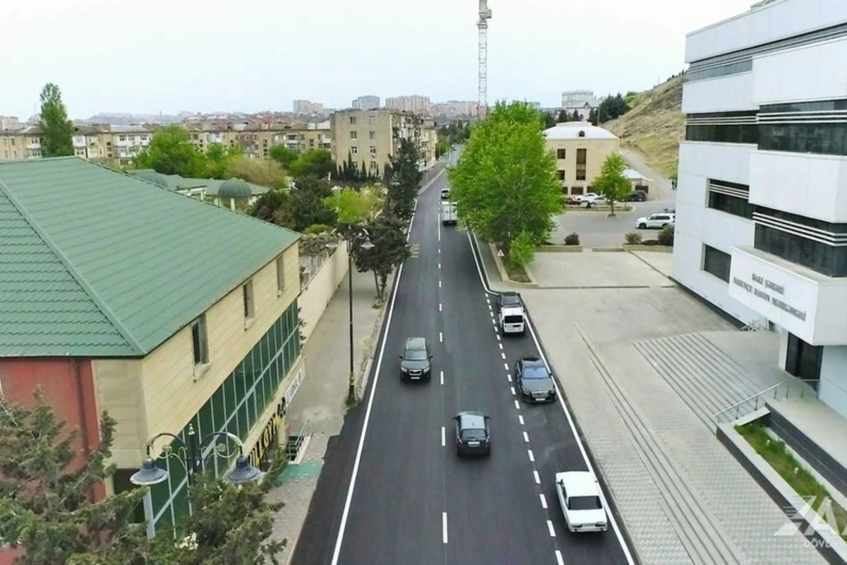 Bakıxanovda yol əsaslı təmir edildi - FOTO/VİDEO