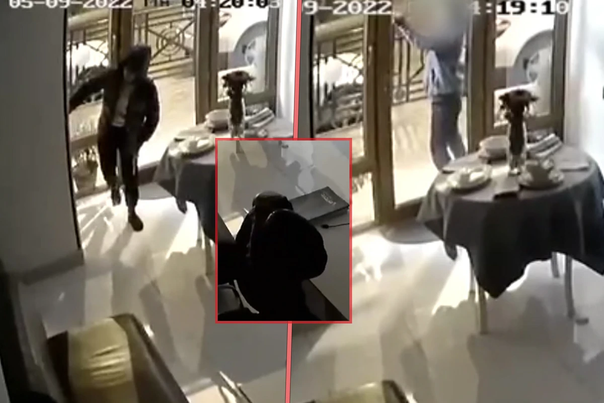 Bakıda azyaşlılar mağazanı belə yardılar - 400 manat pulu apardılar - VİDEO