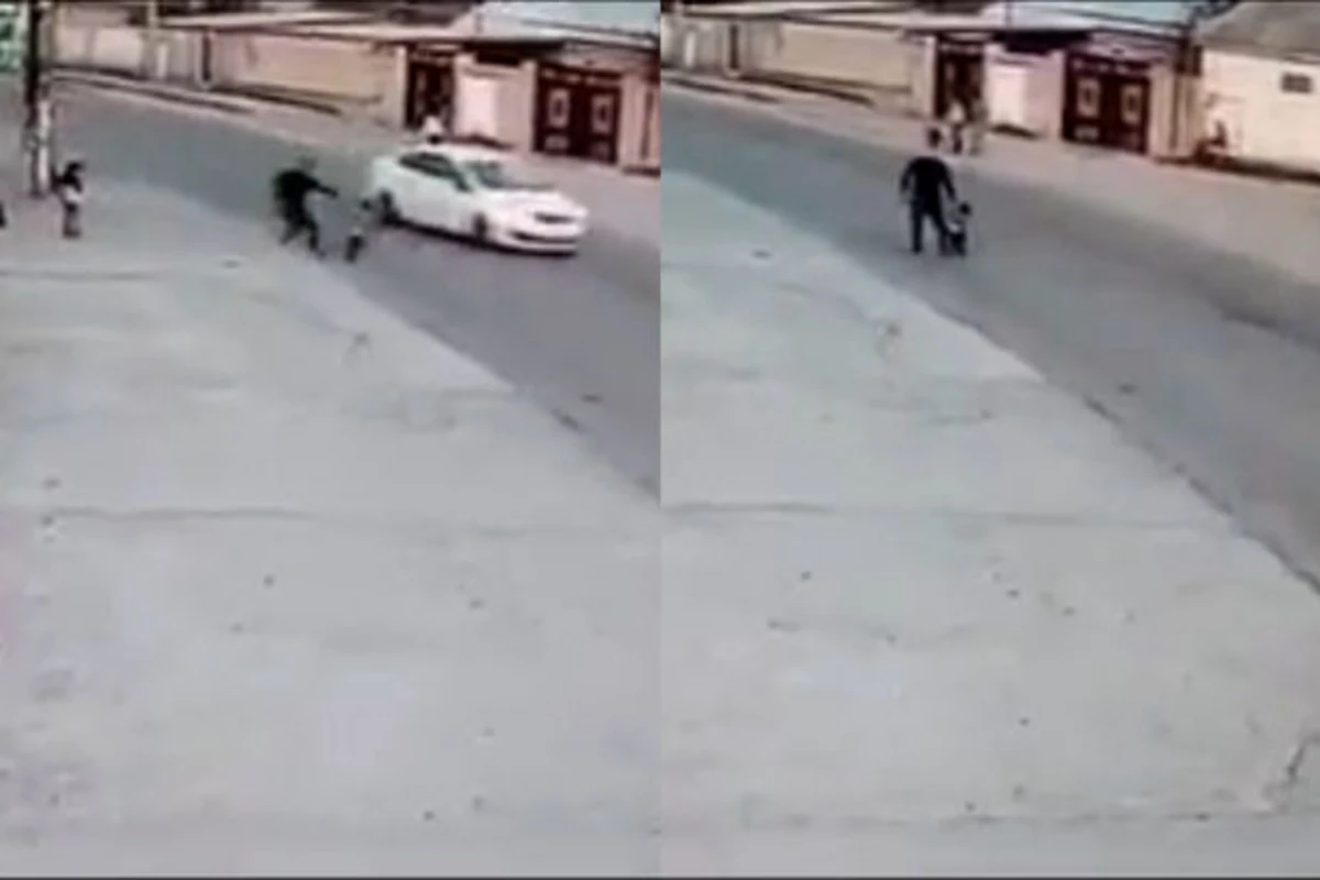 Bakıda azyaşlı son anda ölümdən xilas oldu – VİDEO