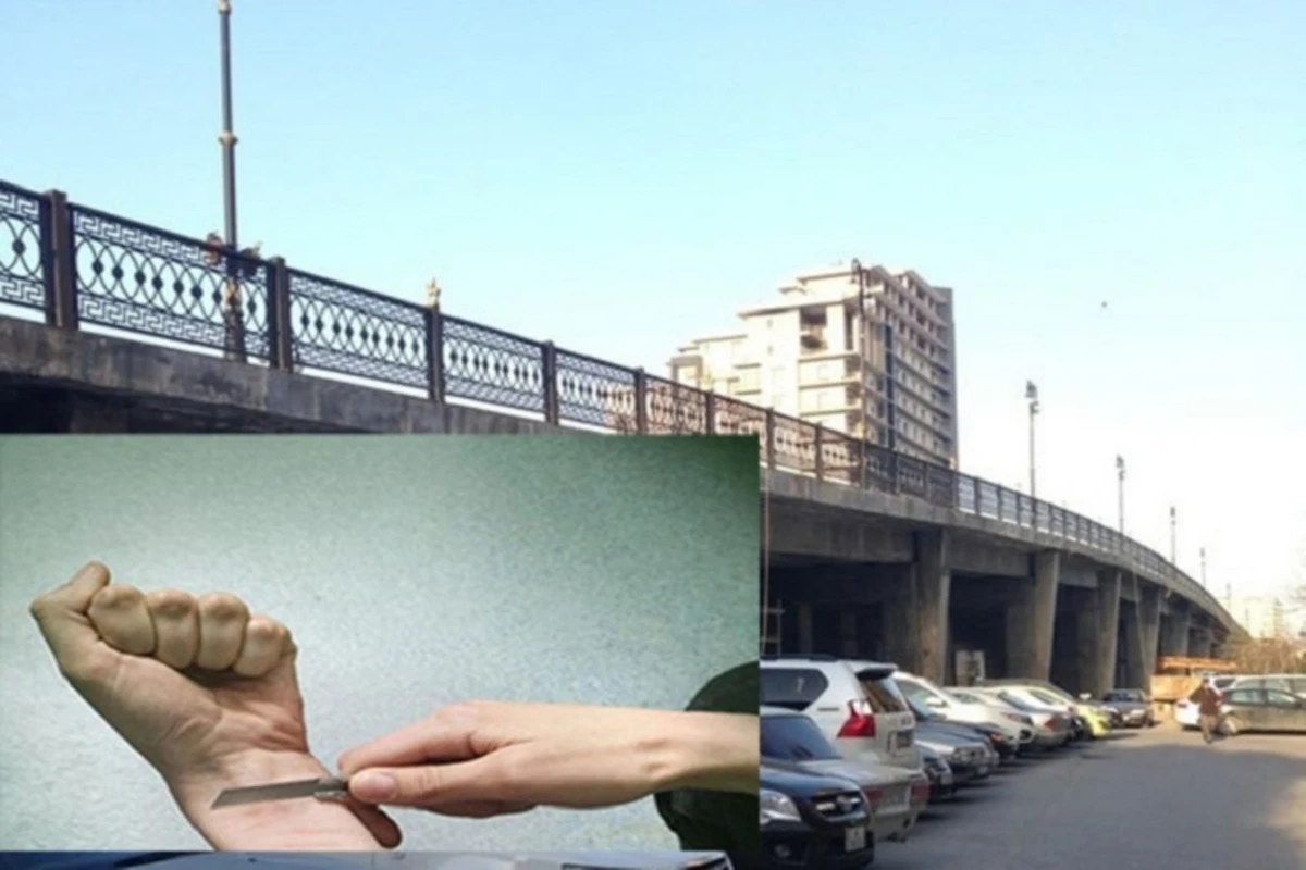 Bakıda FİLM KİMİ OLAY: Körpüyə çıxıb özünü doğradı Bakıda FİLM KİMİ OLAY: Körpüyə çıxıb özünü doğradı