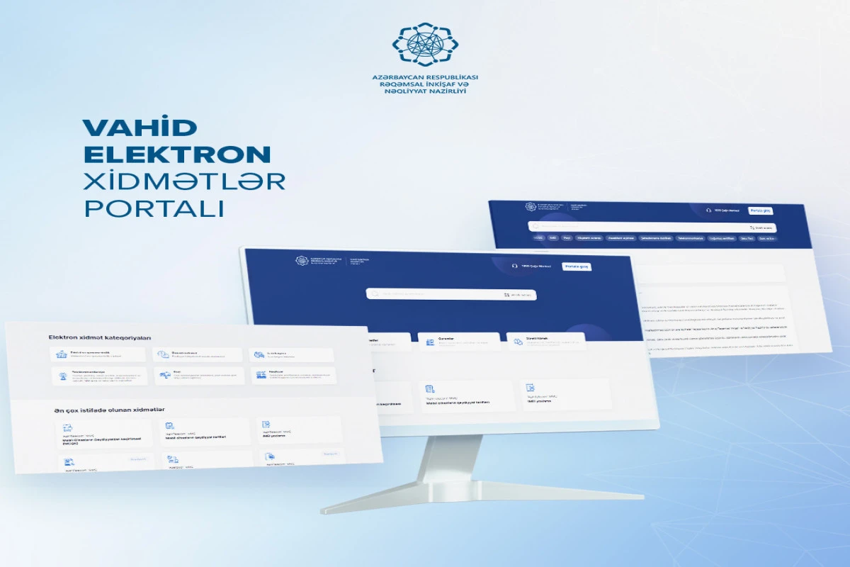 Azərbaycanda vahid e-xidmətlər portalı yaradılıb