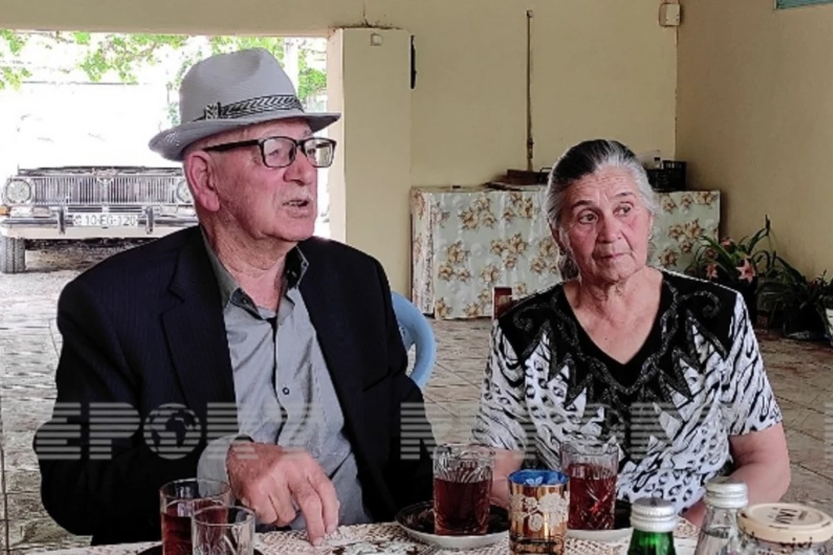 Neftçalada 52 il nikahda olan ailə ilə görüş keçirildi