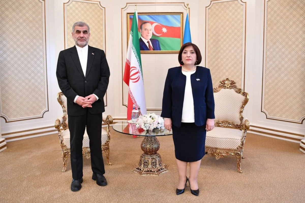 Sahibə Qafarova İran Parlamenti sədrinin müavini ilə görüşdü