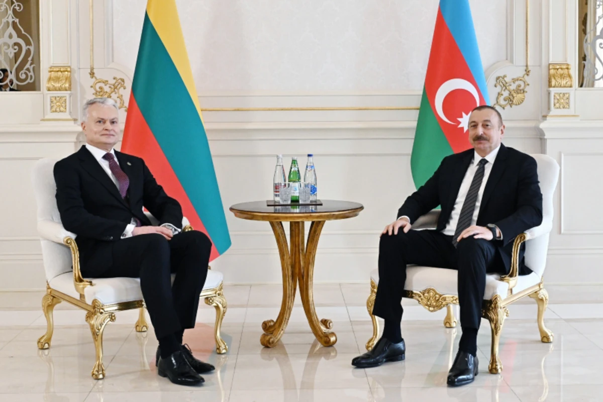 Azərbaycan və Litva prezidentlərinin görüşü olub - YENİLƏNİB - FOTO
