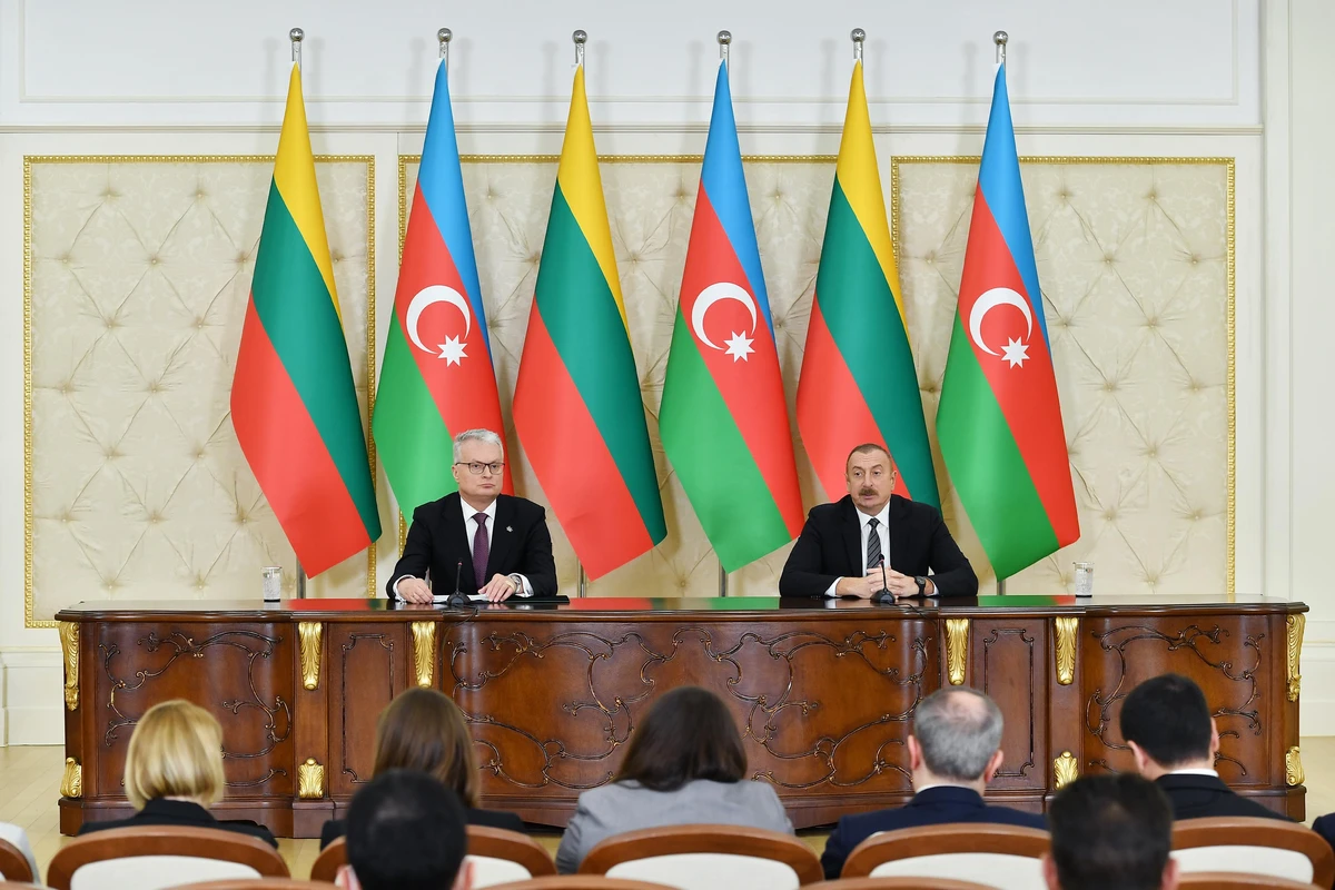 Azərbaycan və Litva prezidentlərinin mətbuata bəyanatlarla ÇIXIŞI Azərbaycan və Litva prezidentlərinin mətbuata bəyanatlarla ÇIXIŞI