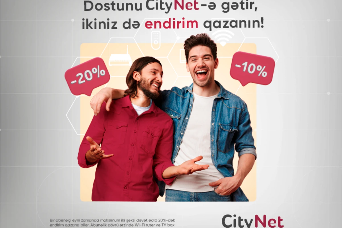 “CityNetdən 20%-dək endirim