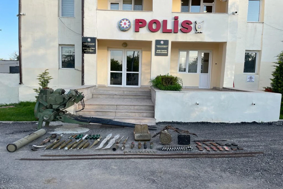 Şuşada xeyli silah-sursat aşkarlanıb