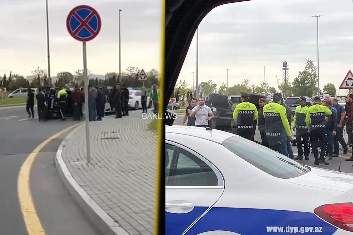 Bakıda Gelandewagen aşdı - VİDEO