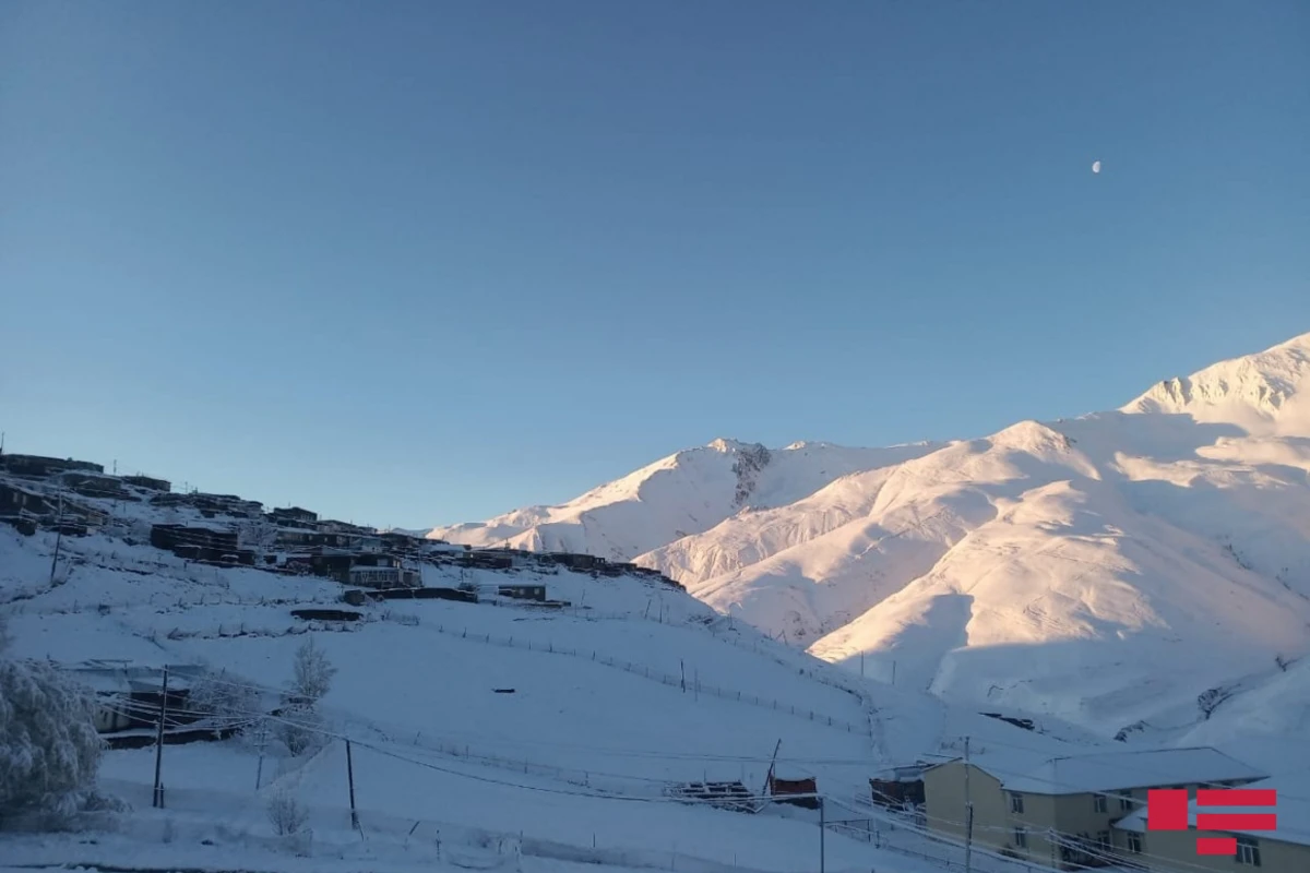 Azərbaycana may ayında qar yağdı - FOTO
