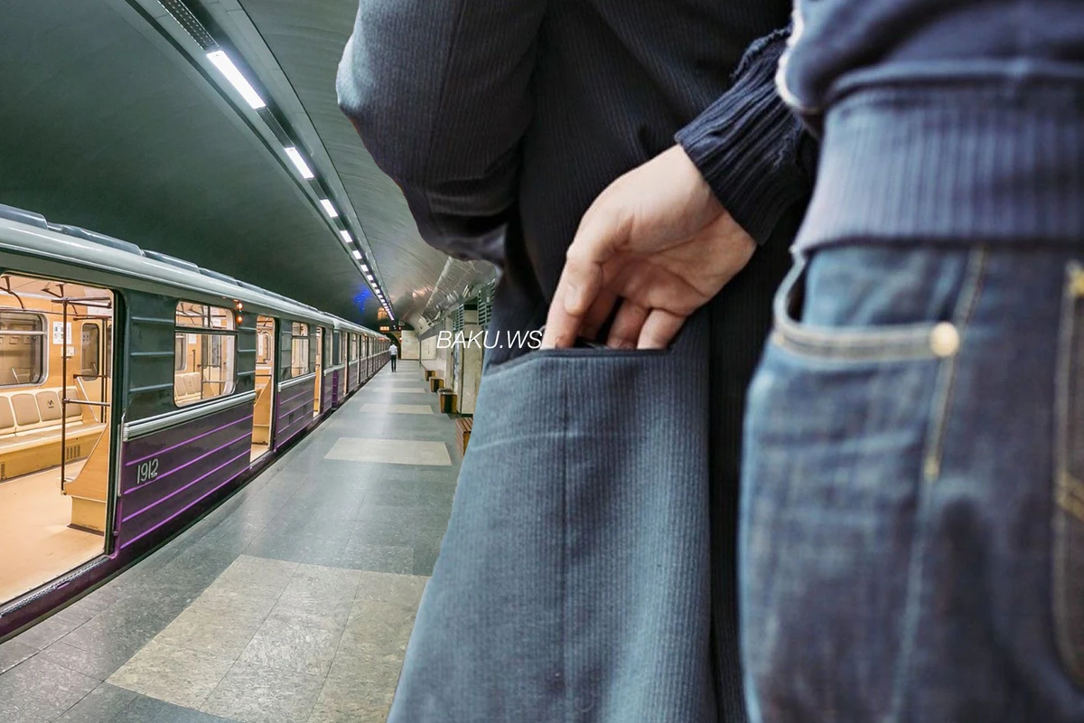 Metroda oğurluq edən cibgir ƏLƏ KEÇDİ Metroda oğurluq edən cibgir ƏLƏ KEÇDİ