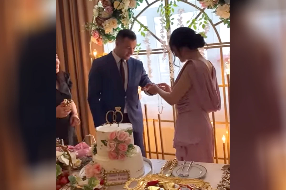 Azərbaycanlı aparıcının nişan mərasimindən GÖRÜNTÜLƏR - FOTO/VİDEO