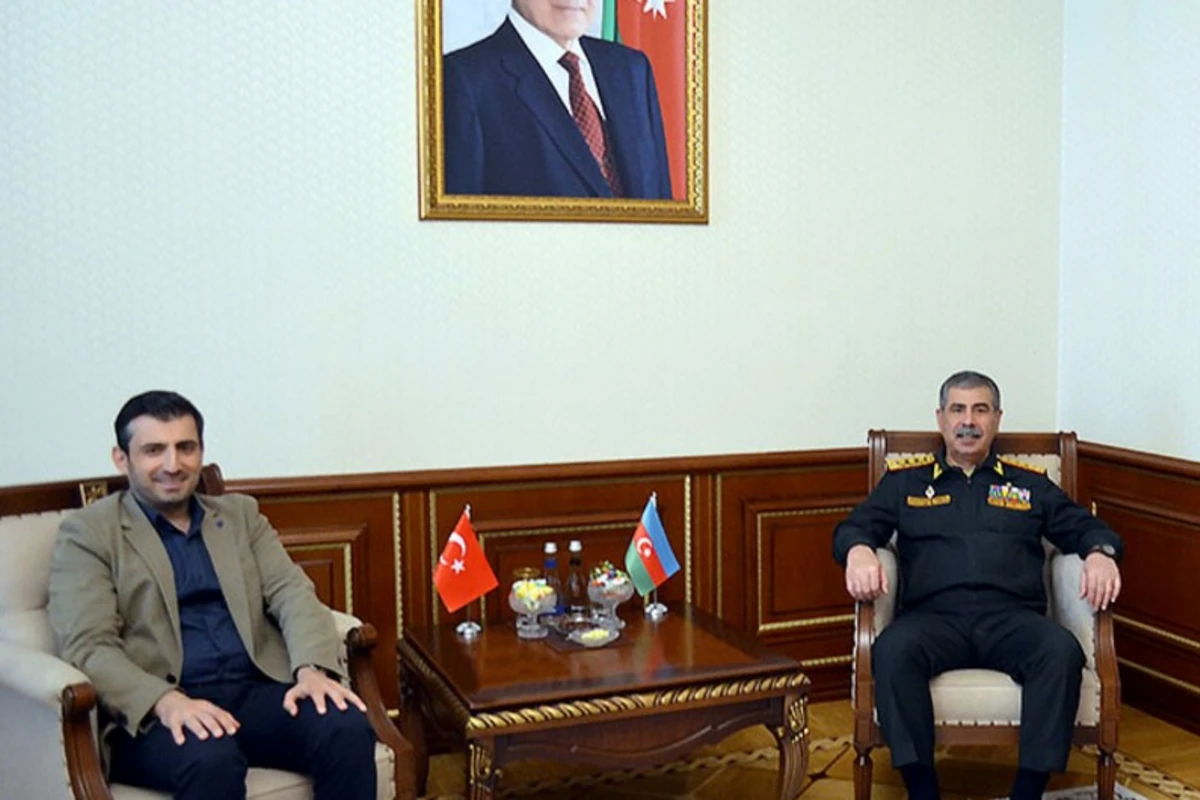 Zakir Həsənov Səlcuq Bayraktarla görüşüb - FOTO