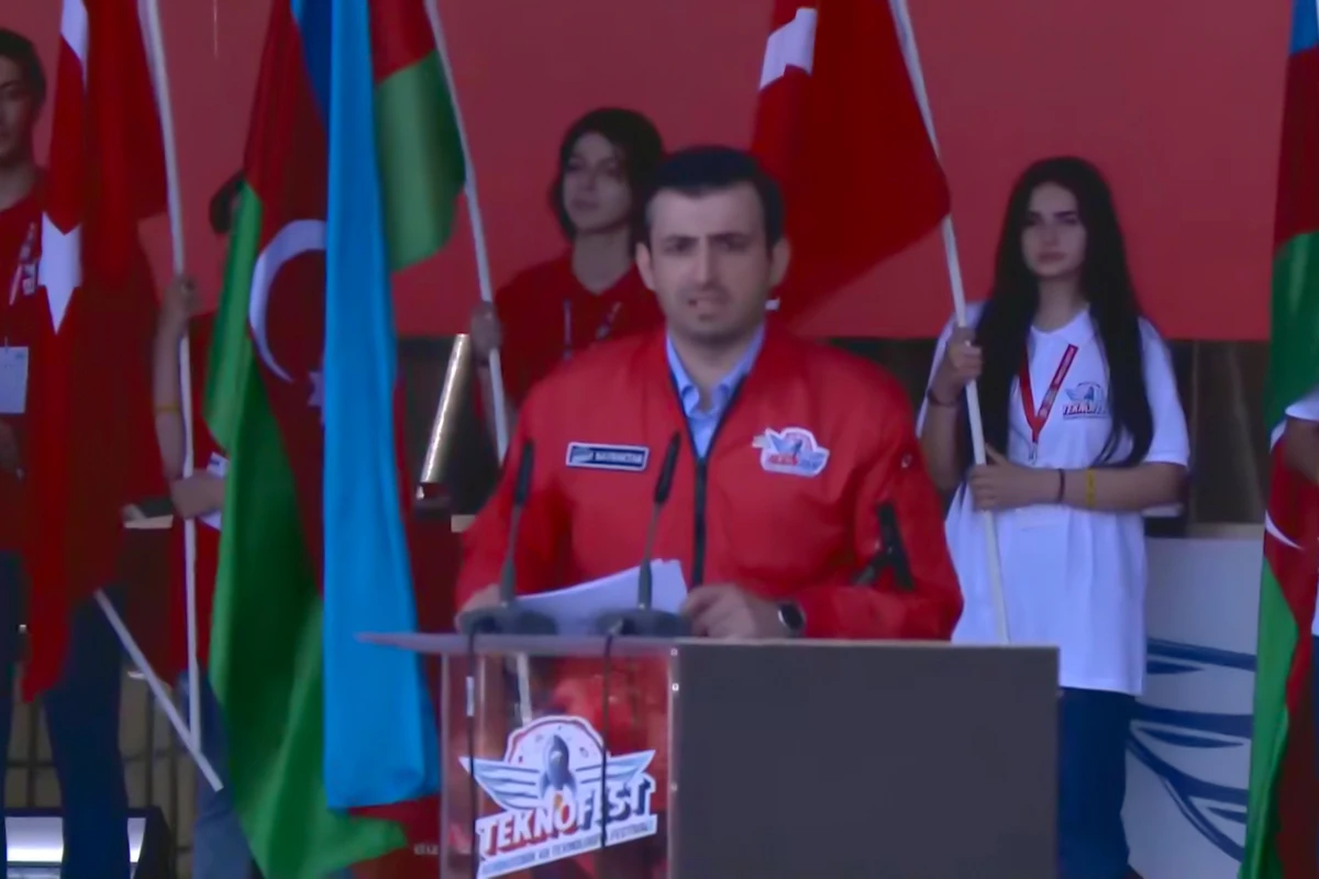 Səlcuq Bayraktar Texnofest-Azərbaycan festivalında çıxış edib - VİDEO