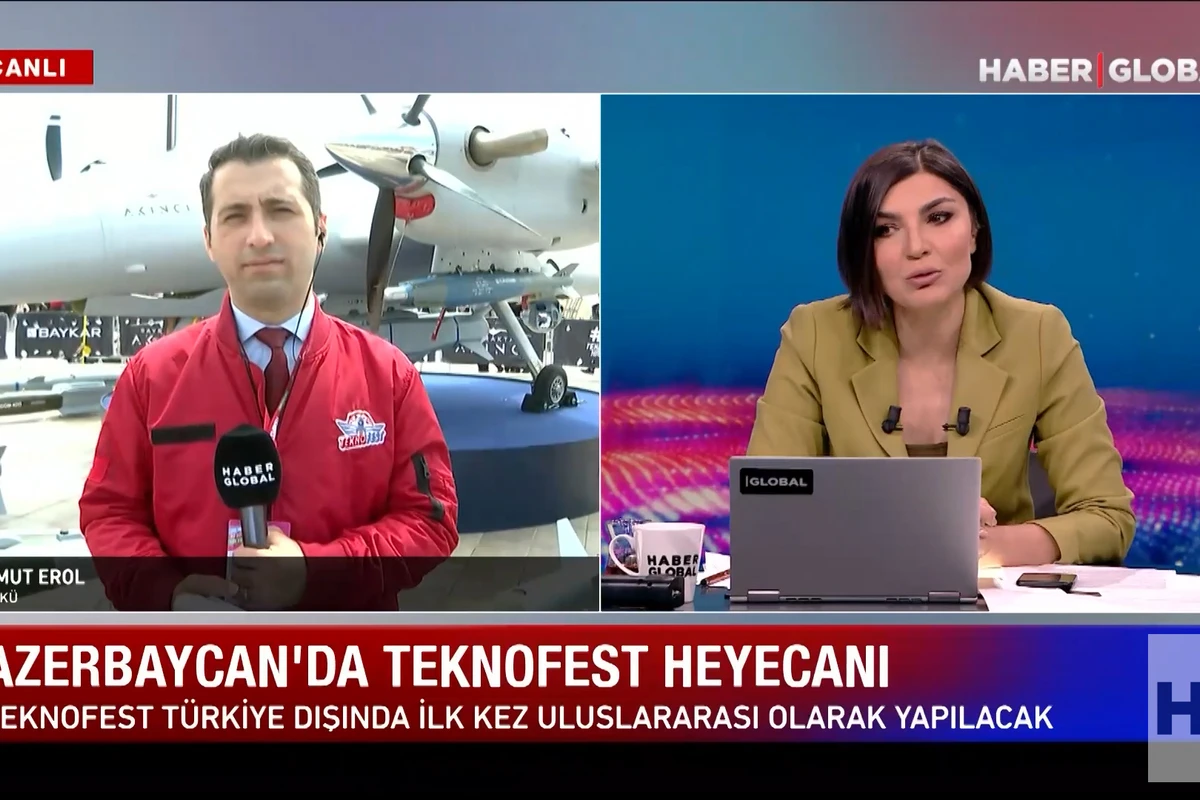 Haber Global освещает происходящее на фестивале TEKNOFEST Azerbaijan - ВИДЕО