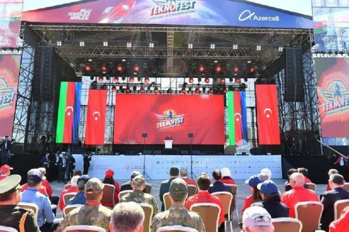 Выступление Ильхама Алиева на фестивале TEKNOFEST Azerbaijan в Баку