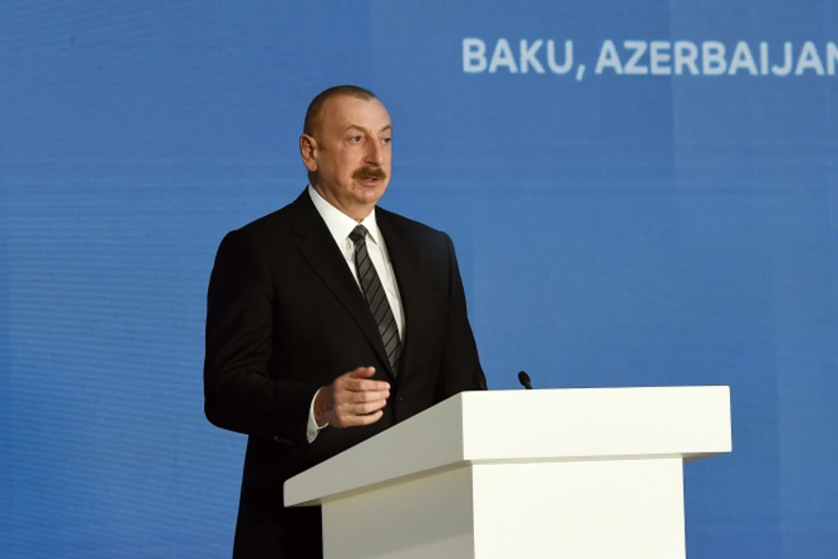 Ильхам Алиев принял участие в 27-й Международной выставке Нефть и газ Каспия - ФОТО