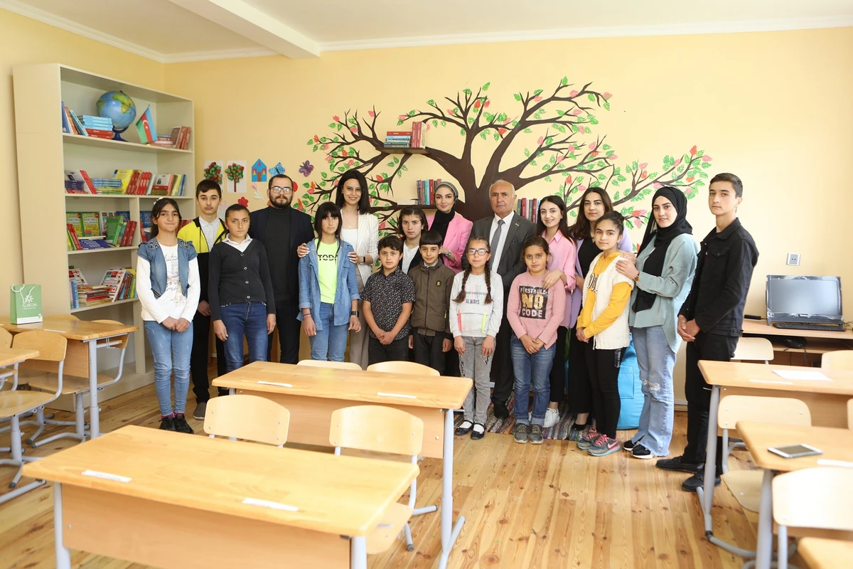 “NƏFƏS” ucqar dağ kəndindəki uşaqları sevindirdi - FOTO/VİDEO