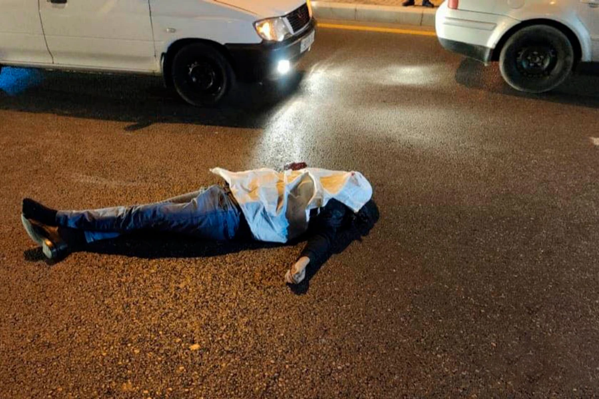 “Land Rover”in sürücüsü piyadanı vurub öldürdü - VİDEO