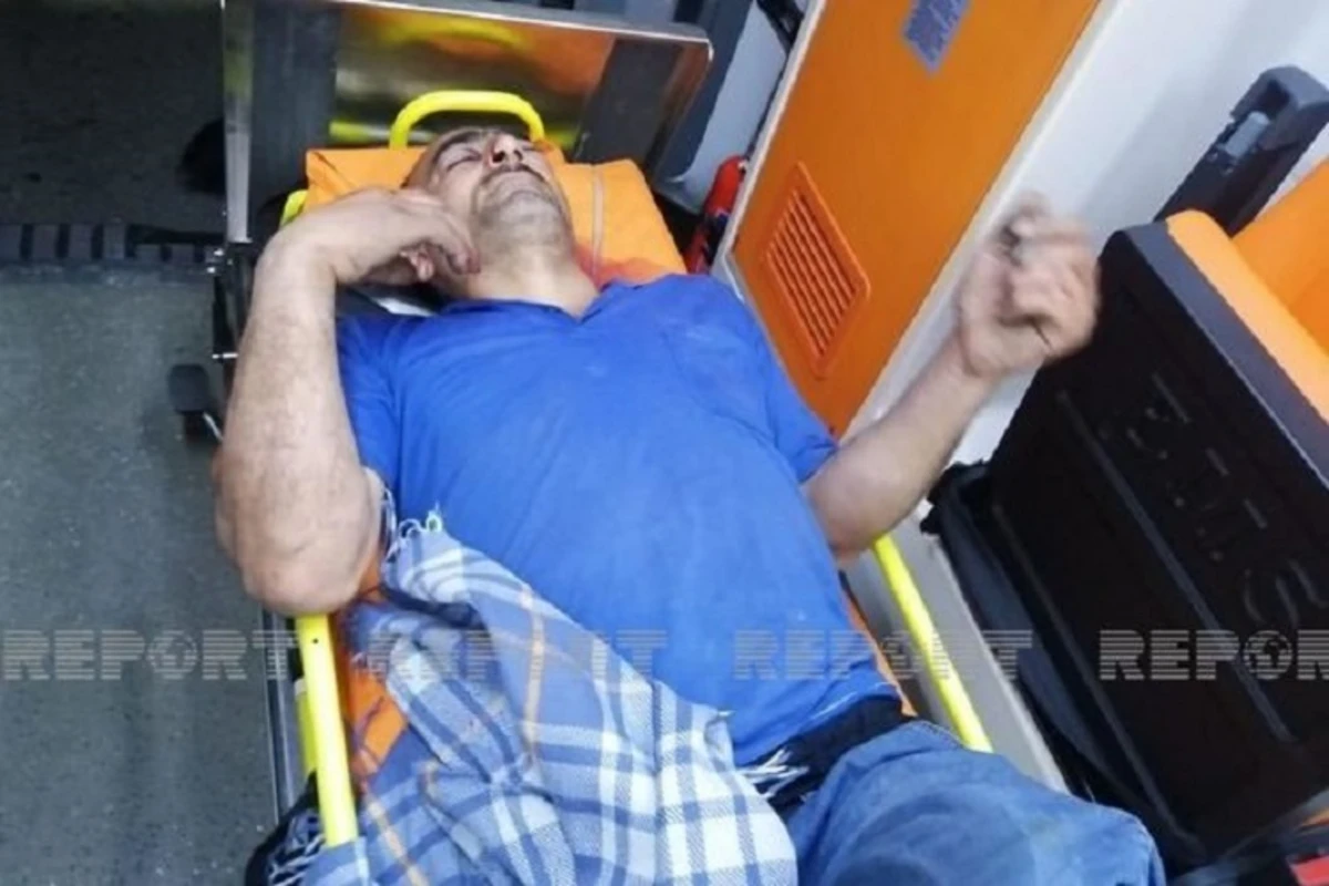 Bakıda oğurluğa cəhd edən kişi özünü 5-ci mərtəbədən yerə atıb - FOTO