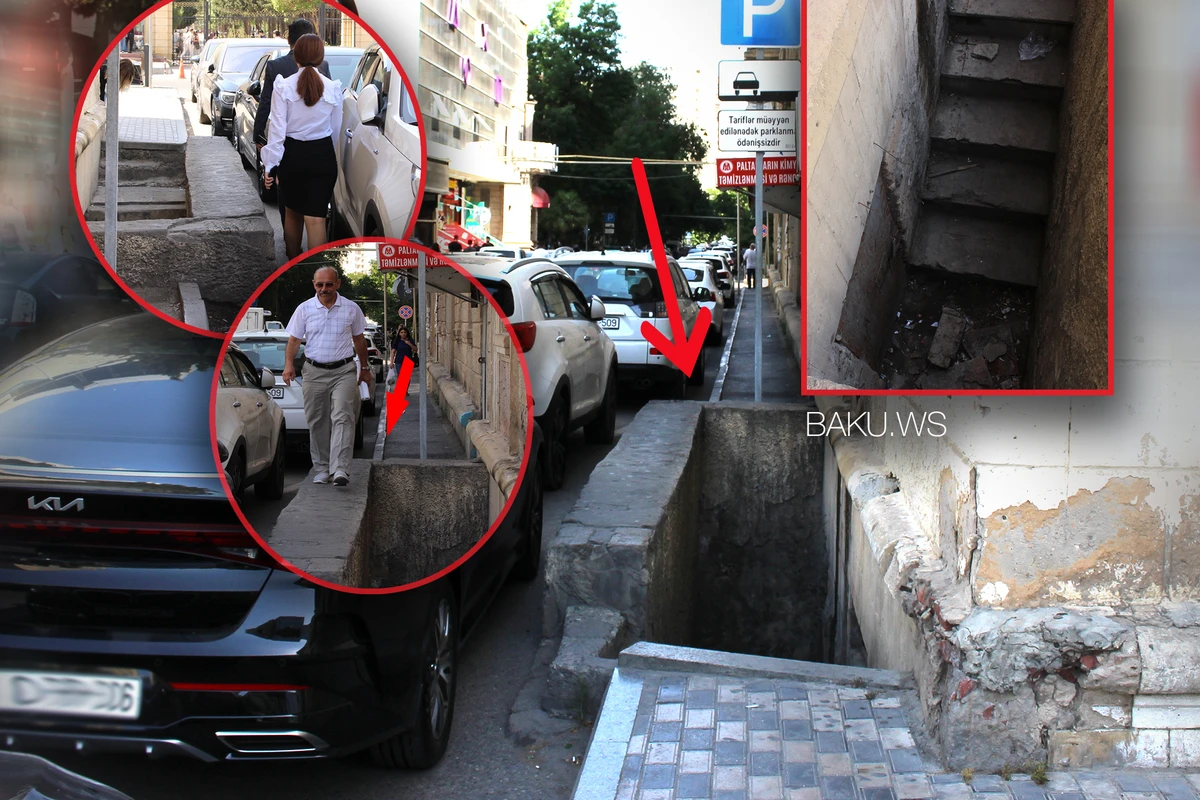 BDU-nun qarşısında qıl körpüsü - Hər gün minlərlə insan o dünyanı görüb qayıdır - FOTO