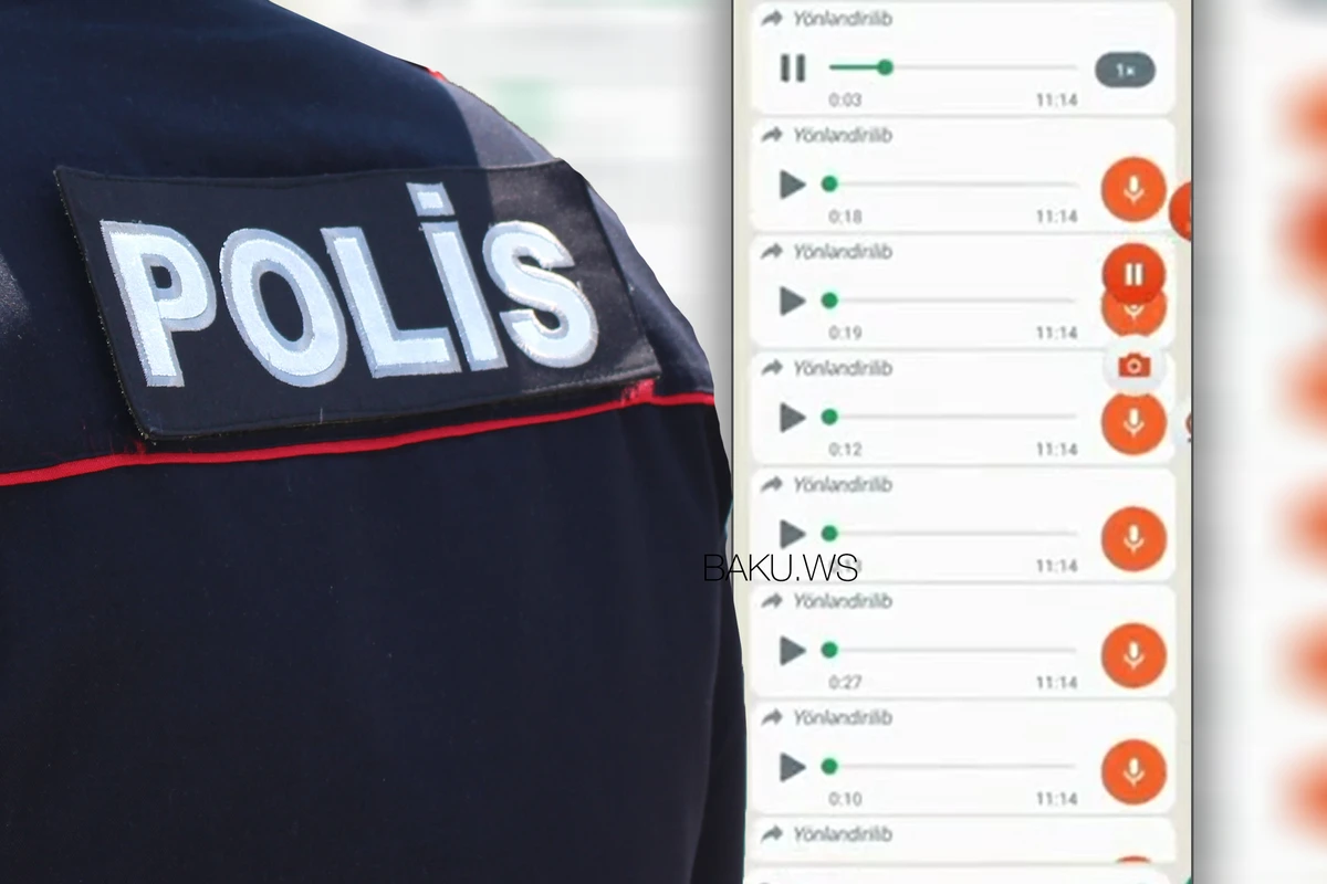 Səs yazısı yayılan polis rəisi danışdı: Bu, qurama bir işdir - AUDİO Səs yazısı yayılan polis rəisi danışdı: Bu, qurama bir işdir - AUDİO