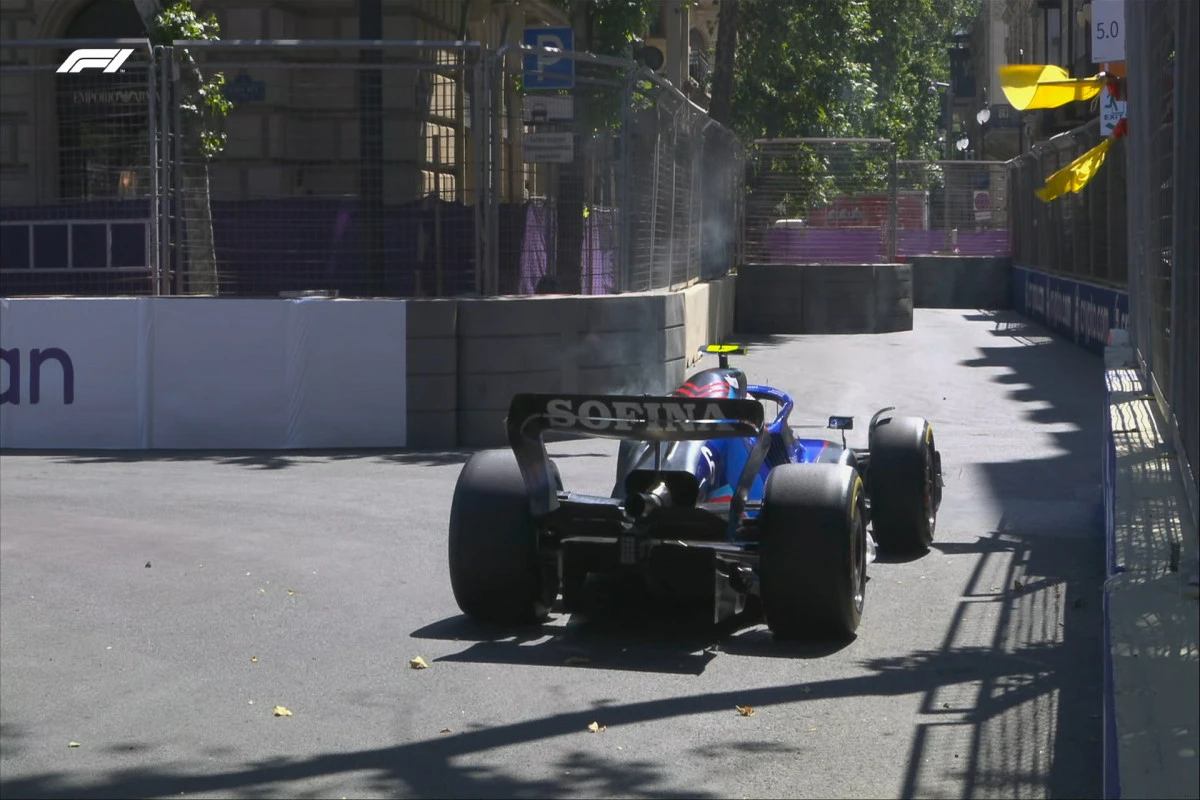 Formula-1: “Uilyams”ın bolidinin mühərriki dayanıb Formula-1: “Uilyams”ın bolidinin mühərriki dayanıb