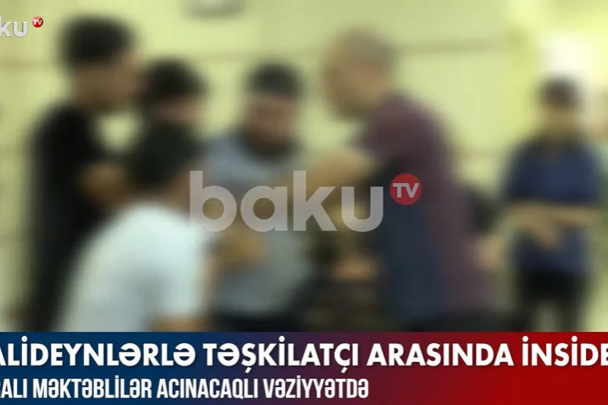 Valideynlərlə təşkilatçılar arasında insident: Yaralılar ortada qaldı - ANBAAN VİDEO