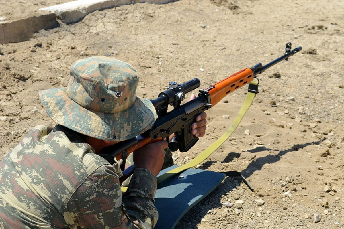 Azərbaycan Ordusunun snayperlərinin təlimi başlayıb - FOTO/VİDEO